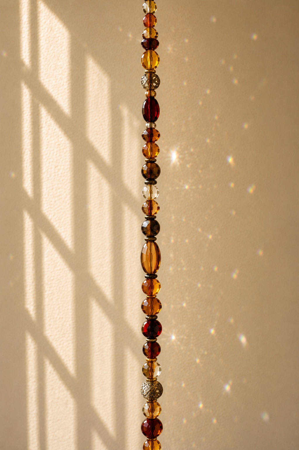 Golden Sunset beaded strand